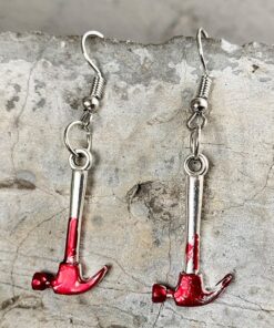 Bloodstained Horror Halloween Earrings