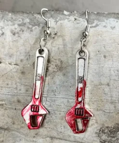 Bloodstained Horror Halloween Earrings