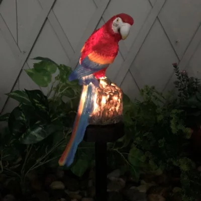 Outdoor Waterproof Parrot Solar Garden Stakes