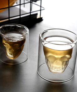 Creative Halloween Crystal Skull Glass