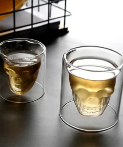 Creative Halloween Crystal Skull Glass