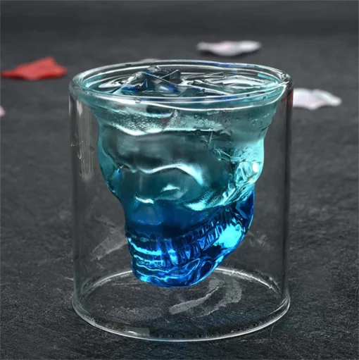 Kreativ Halloween Crystal Schädel Glas