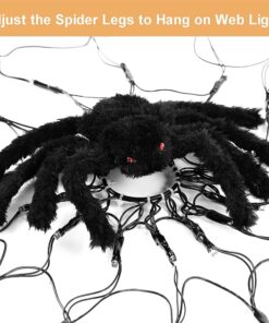 Halloween LED Spider Web Lights