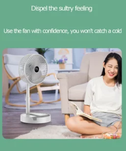 Desktop USB foldable silent electric fan