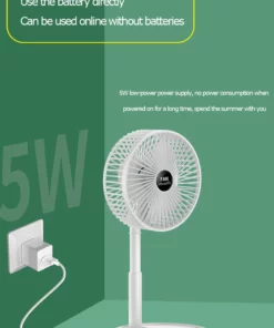 Desktop USB foldable silent electric fan