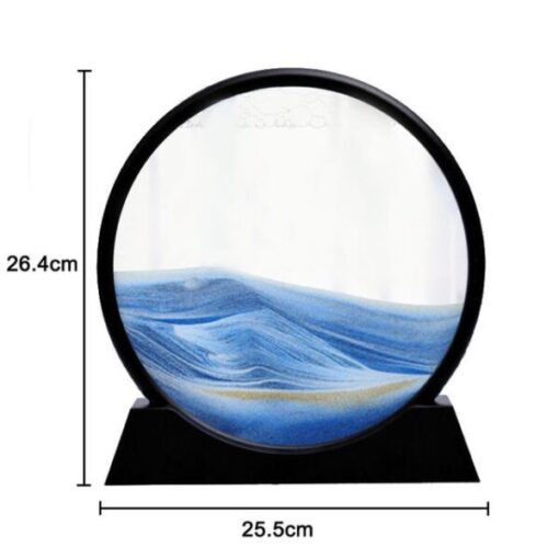 3D Timeglas Deep Sea Sandscape
