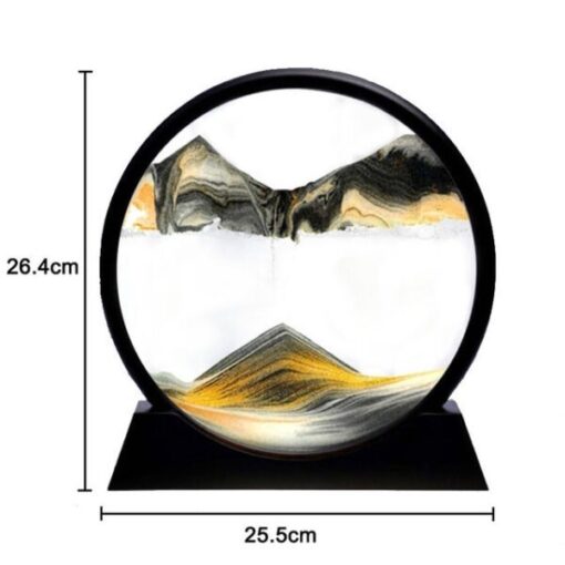 3D Timeglas Deep Sea Sandscape