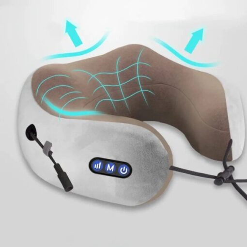 4-v-1 električni vzglavnik za masažo vratu