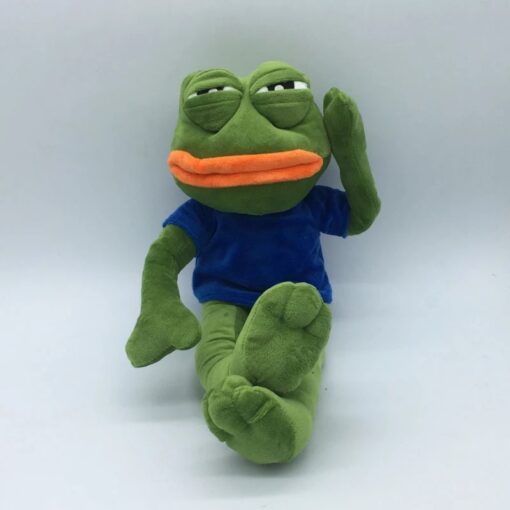 45 cm Sad Frog Doll knuffel
