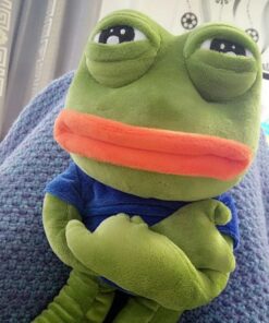 45cm Sad Frog Doll Plush Toy