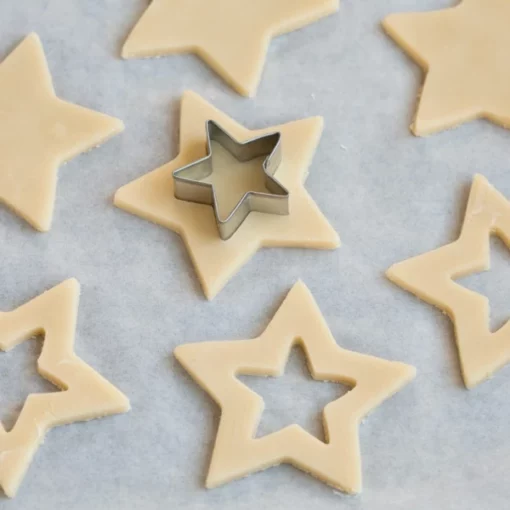 Σετ κόφτη μπισκότων με αστέρια 5 σημείων