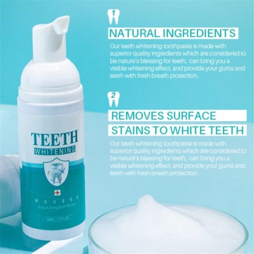 Pjena za čišćenje zubne paste za intenzivno uklanjanje mrlja
