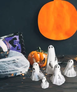 Halloween White Ghost Ornament