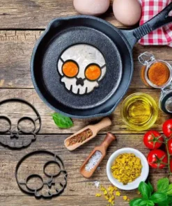 Halloween Silicone Skull Egg Mold