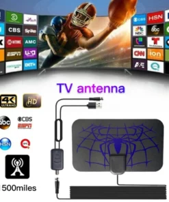 Spider Pattern New HDTV Cable Antenna 4K