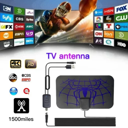 Spider Pattern New HDTV Cable Antenna 4K