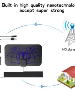 Spider Pattern New HDTV Cable Antenna 4K