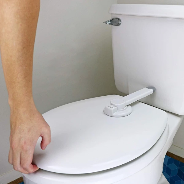 ABS + TPE Toilet Seat Lock Para sa Mausisaon nga mga Bata