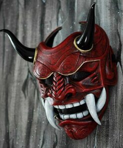 Adult Unisex Halloween Japanese Mask