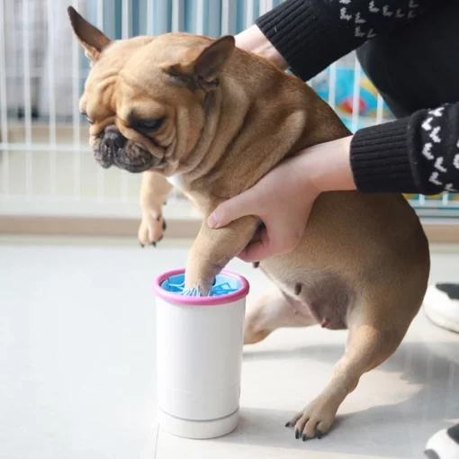 Lavador automático de patas de can con carga USB