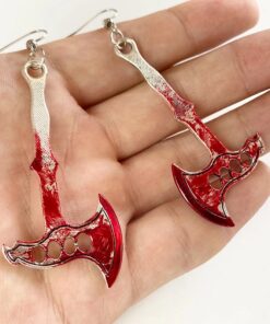 Bloodstained Horror Halloween Earrings
