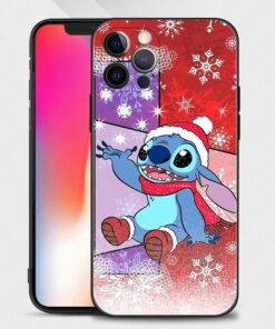 Blue Stitch Animal Art iPhone Case