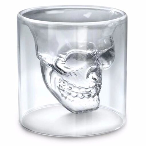 I-Creative Halloween Crystal Skull Glass