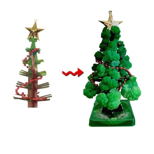 クリスタル成長クリスマスツリー