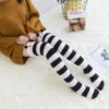 Cute & Comfy Striped Animal Thigh High Socks