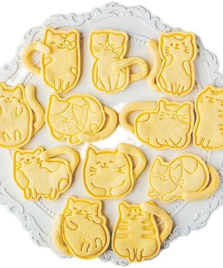 Cute Kitten Biscuit Mold