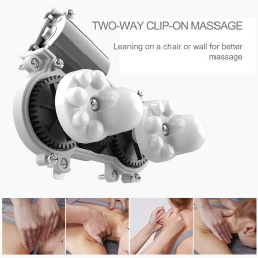 4-в-1 електрически масажор за врат с възглавница