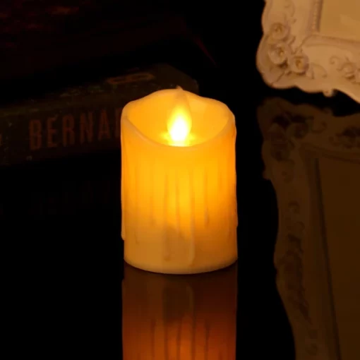 Беспламна LED треперлива свеќа