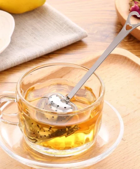 Food Grade Stainless Steel Heart Shaped Tea Infuser