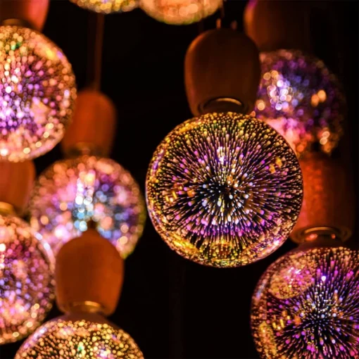 Inifinity Light Bulb Galaxy 3D Infinity Fireworks Light Bulb - Buy Today Get 55% Discount ...