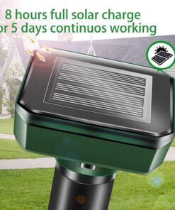 Solar Power Mouse Mole Snakes Pest Rodent Repeller