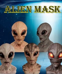 Horror Big Eye Alien Latex Mask