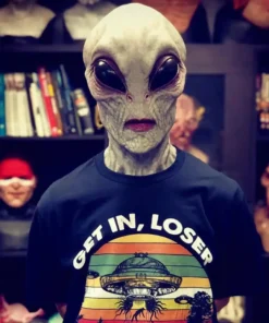 Horror Big Eye Alien Latex Mask