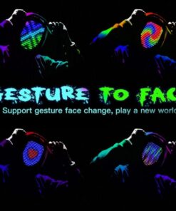 Halloween Gesture Control LED Purge Mask with 50 Patterns