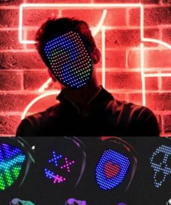 Halloween Gesture Control LED Purge Mask with 50 Patterns