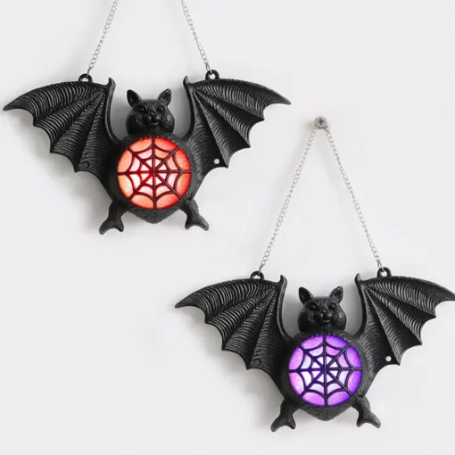 Halloween farebný žiariaci netopier