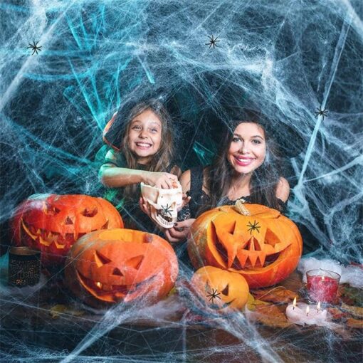 Pangdekorasyon nga Halloween sa Spider Web