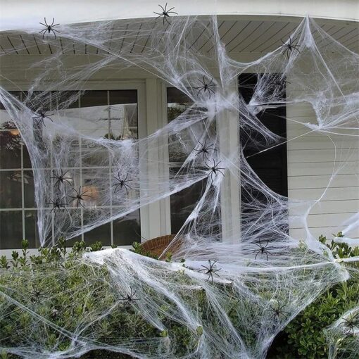 Pangdekorasyon nga Halloween sa Spider Web