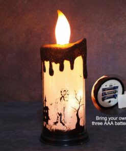 Halloween Flameless Pumpkin Candle Holder