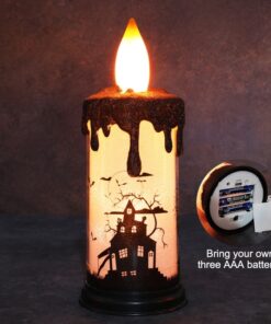 Halloween Flameless Pumpkin Candle Holder