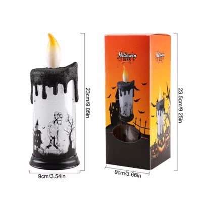 Halloween Flameless Pumpkin Candle Holder