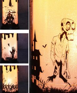 Halloween Flameless Pumpkin Candle Holder