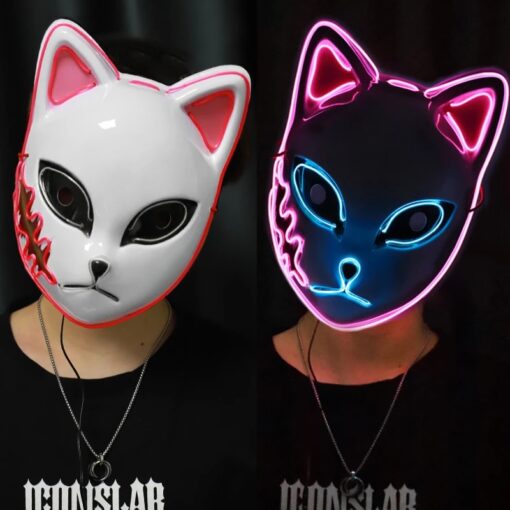 ماسک صورت گربه ال ای دی Luminous Line