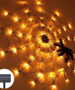 Halloween LED Spider Web Lights