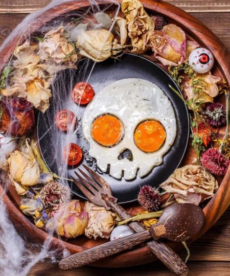 Halloween Silicone Skull Egg Mold