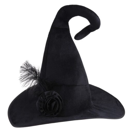 Halloweenowy wełniany kapelusz wiedźmy